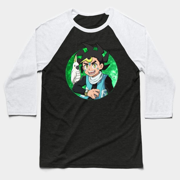 Cuza from Beyblade Burst Evolution / God Baseball T-Shirt by Kaw_Dev